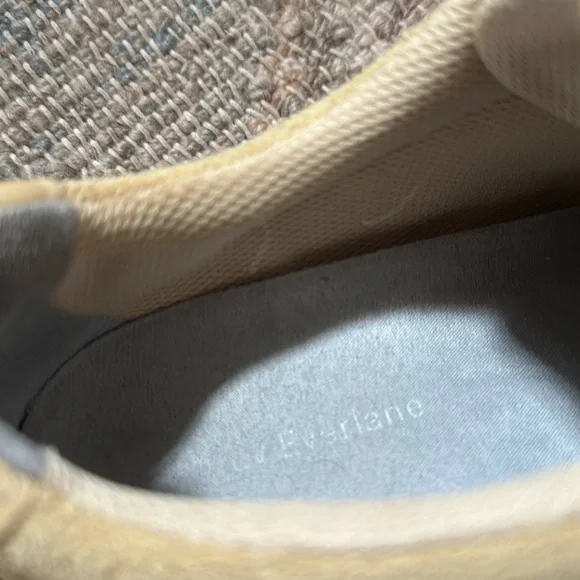 🚨LAST CHANCE🚨 Everlane the trainer sold out suede sneakers cream yellow beige - Picture 10 of 10